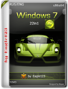 Windows 7 22in1 by Eagle123 (x86-x64) (14.11.2018) [Rus/Eng]