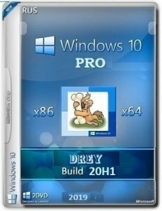 Windows 10 Pro 18875.1000 20H1 PreRelease DREY by Lopatkin (x86-x64) (2019) [Rus]